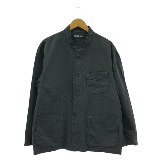 AUBERGE / オーベルジュ | QUARTIER LATIN フォレスティエール リネンコットン 製品染め ジャケット | 44 | メンズ