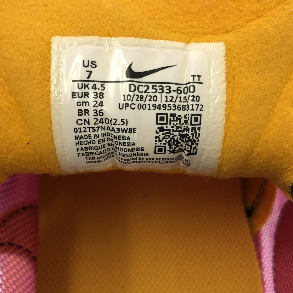 NIKE / 나이키 | W WAFFLE ONE 여성용 와플 1 운동화 | 24 |