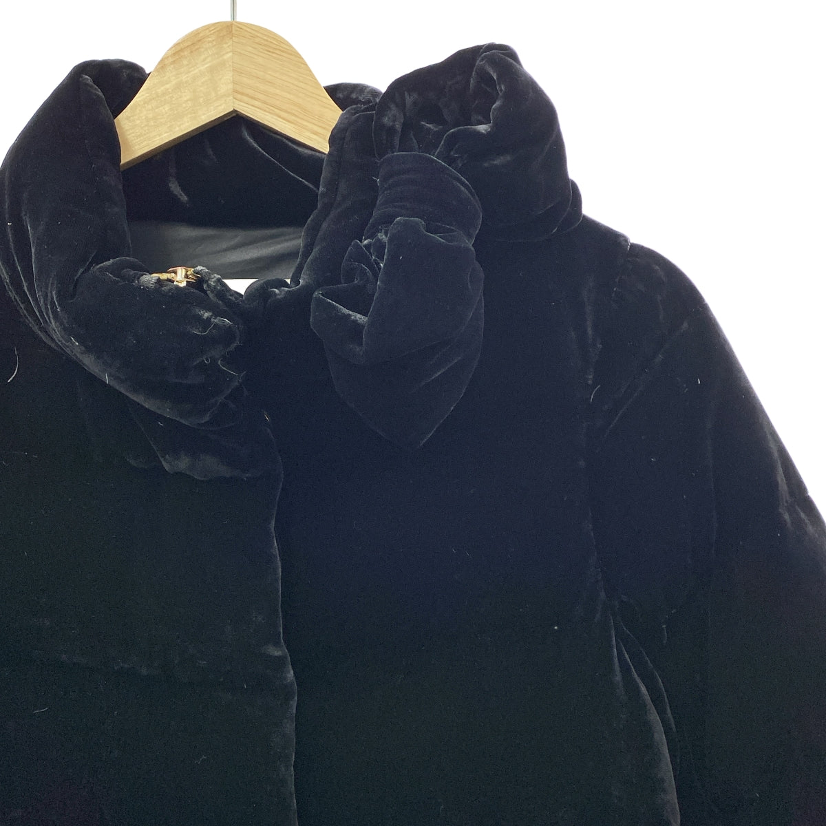 RED VALENTINO | 緞帶天鵝絨羽絨外套 | 尺寸 40 | 女款