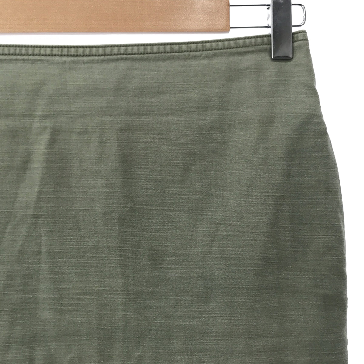 MADISON BLUE / 매디슨 블루 | SOFIE BACK SATIN TIGHT 롱 스커트 | 00(XS) | 카키 | 여성