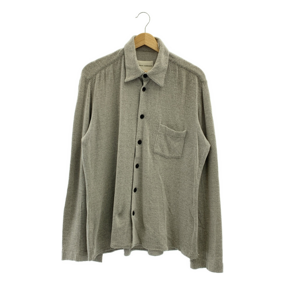 STEPHAN SCHNEIDER | 絲與安哥拉羊毛混紡針織襯衫 | 尺寸 5 | 男款