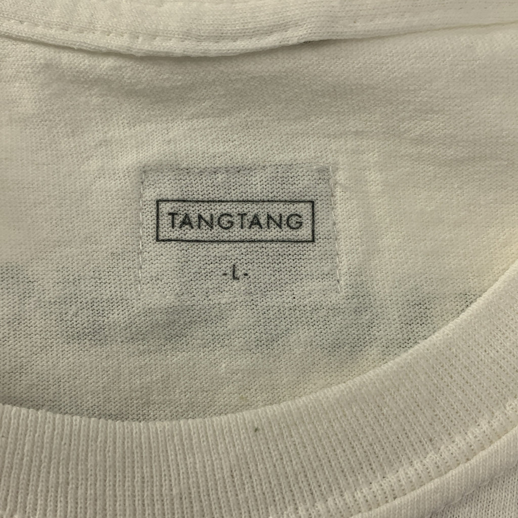 TANGTANG / 탄탄 | × GASATANG 오기노 키요시로 데뷔 50 주년 프린트 T 셔츠 | L | 남성