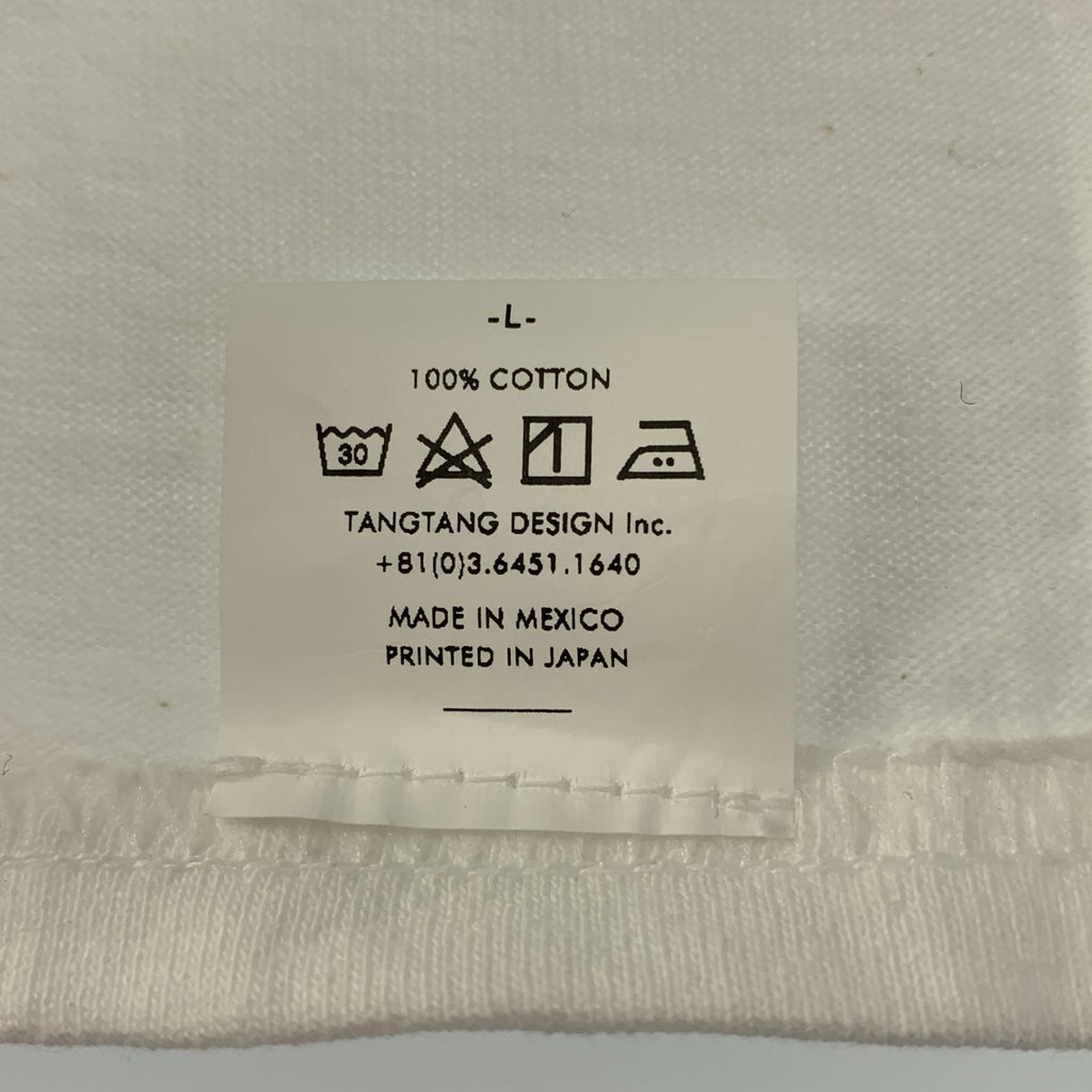 TANGTANG / 탄탄 | × GASATANG 오기노 키요시로 데뷔 50 주년 프린트 T 셔츠 | L | 남성