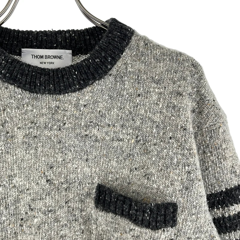 THOM BROWNE / トムブラウン | ウール モヘヤ ニューヨークニット | 40 | レディース