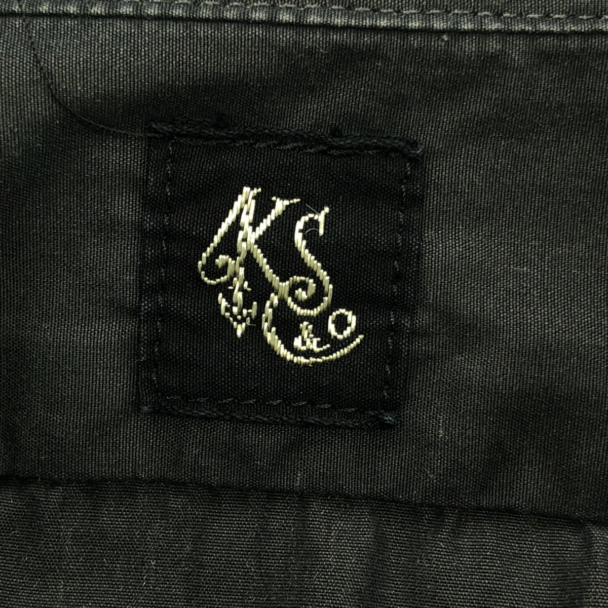 Kaptain Sunshine / キャプテンサンシャイン | 2020AW | Finx Weather Stand Collar Shirt フィンクスウェザー スタンドカラー シャツ | 36 | チャコールブラック | メンズ