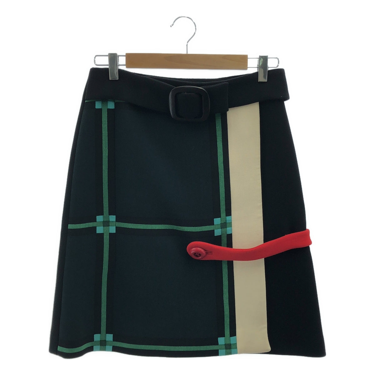 PRADA | 腰帶設計半身裙 | 尺寸 40 | 女款