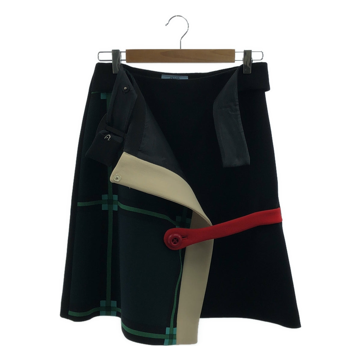 PRADA | 腰帶設計半身裙 | 尺寸 40 | 女款