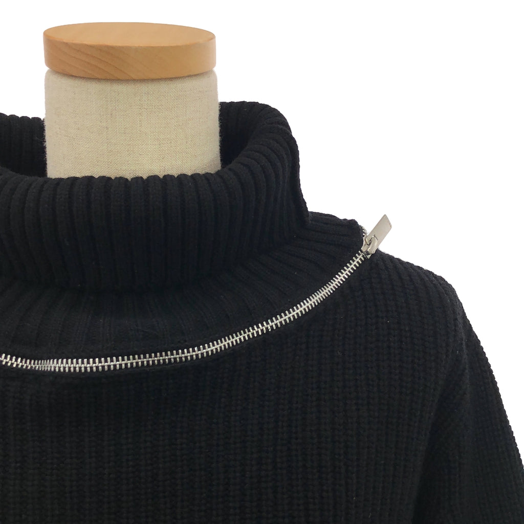 [品相良好] sacai / Sacai |高領拉鍊針織 | 2 |黑色 |女性的