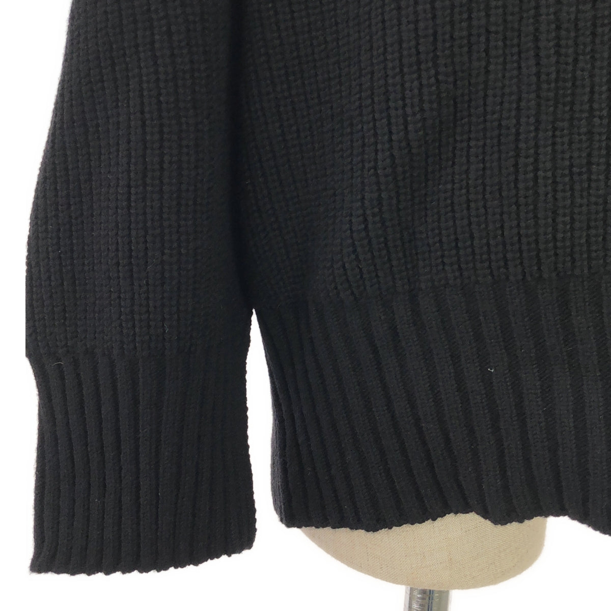 [品相良好] sacai / Sacai |高領拉鍊針織 | 2 |黑色 |女性的