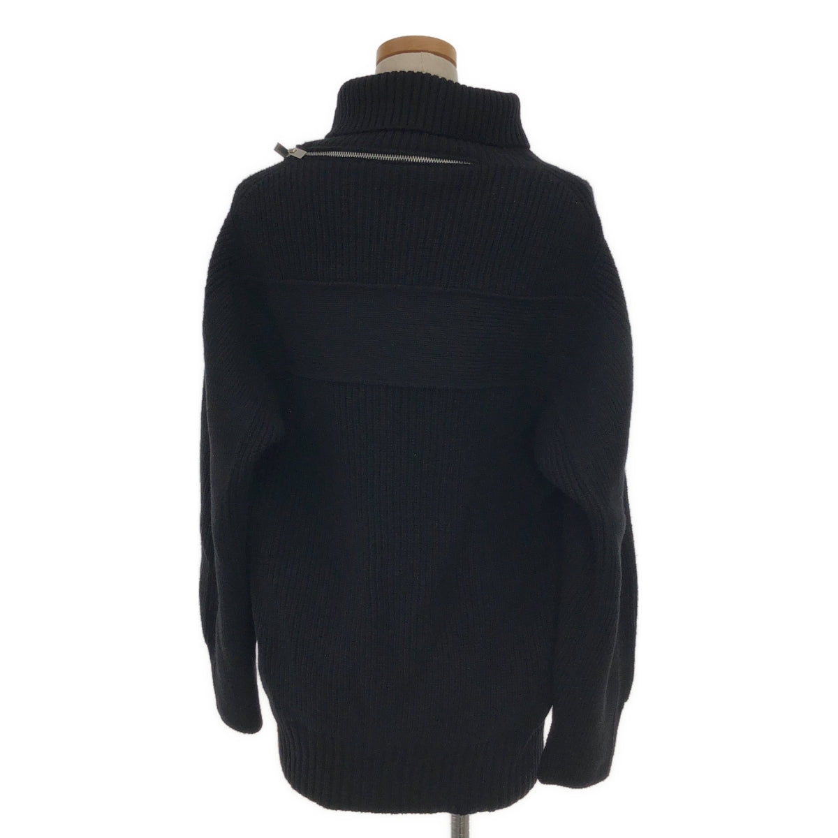 [品相良好] sacai / Sacai |高領拉鍊針織 | 2 |黑色 |女性的