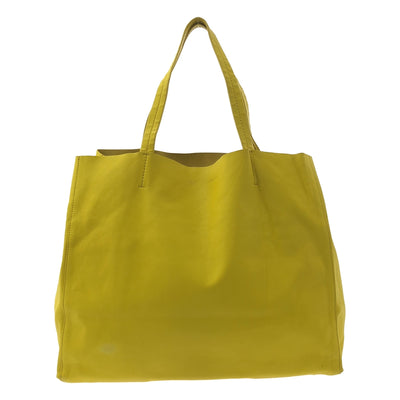 CELINE / セリーヌ | フィービー期 ホリゾンタルカバ レザー トートバッグ |