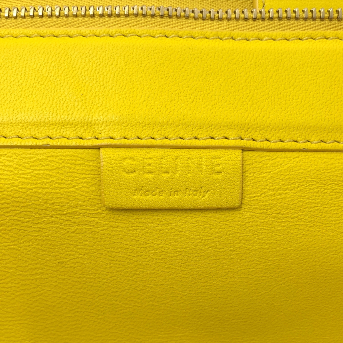 CELINE / セリーヌ | フィービー期 ホリゾンタルカバ レザー トートバッグ |