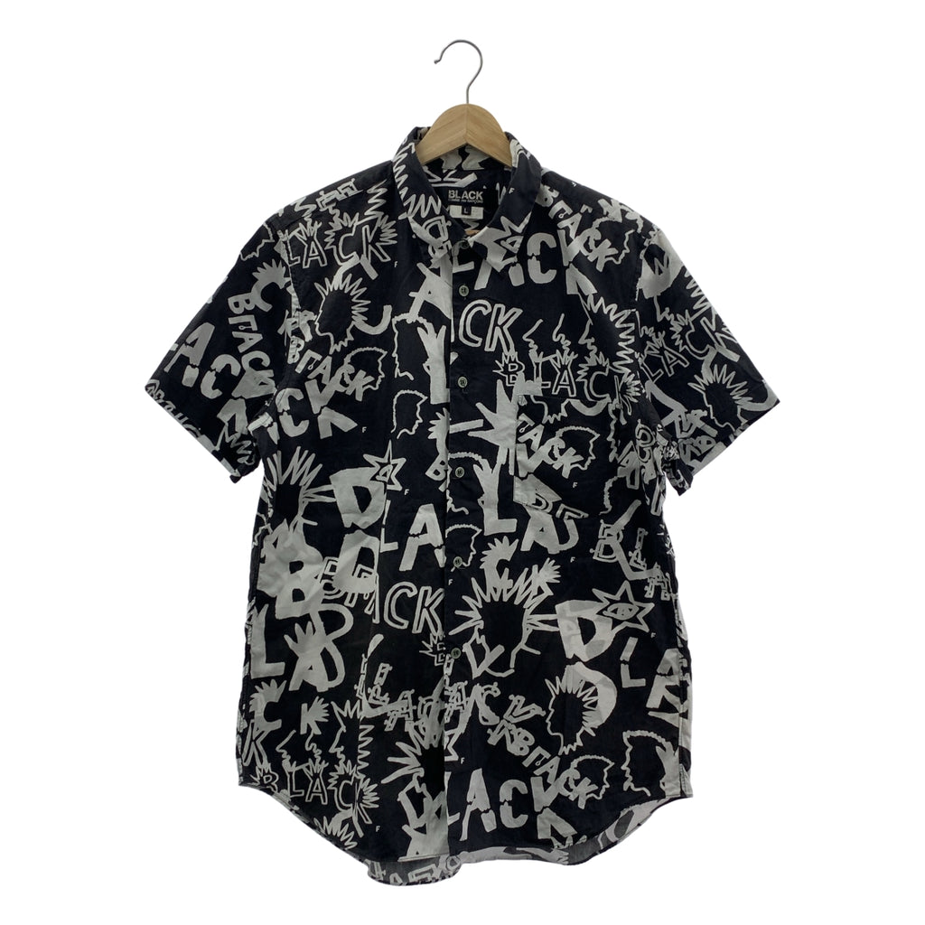BLACK COMME des GARCONS / 블랙콤 데 걸슨 | 2016SS | 총무늬 로고 레귤러 컬러 셔츠 | L | 남성