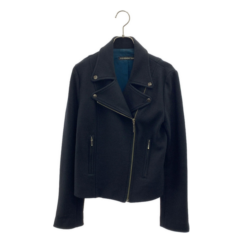 VIVIENNE TAM / 비비안탐 | 울 로고집 더블 라이더스 재킷 / 총 안감 | 1 | 여성