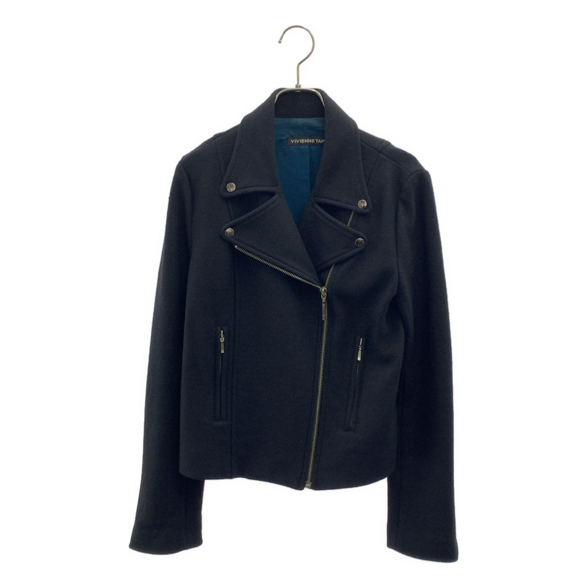 VIVIENNE TAM / 비비안탐 | 울 로고집 더블 라이더스 재킷 / 총 안감 | 1 | 여성