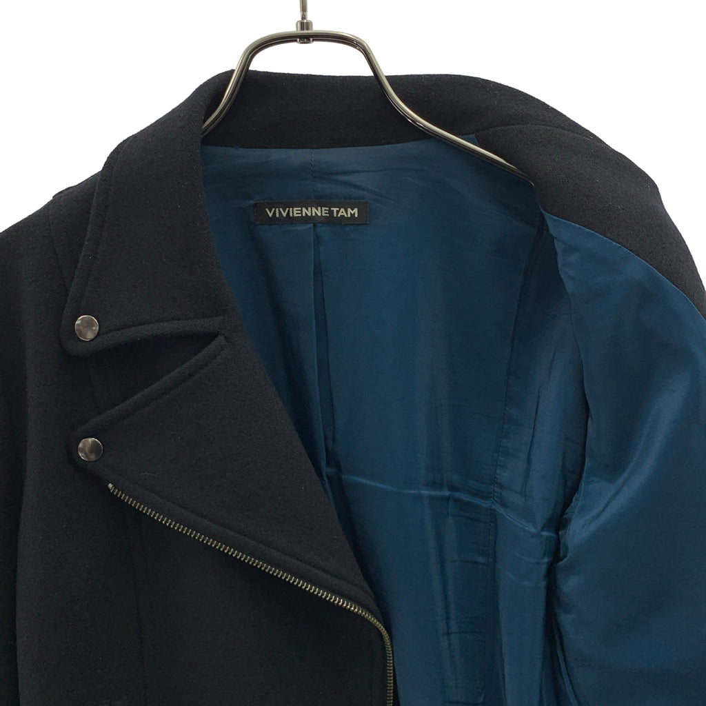 VIVIENNE TAM / 비비안탐 | 울 로고집 더블 라이더스 재킷 / 총 안감 | 1 | 여성