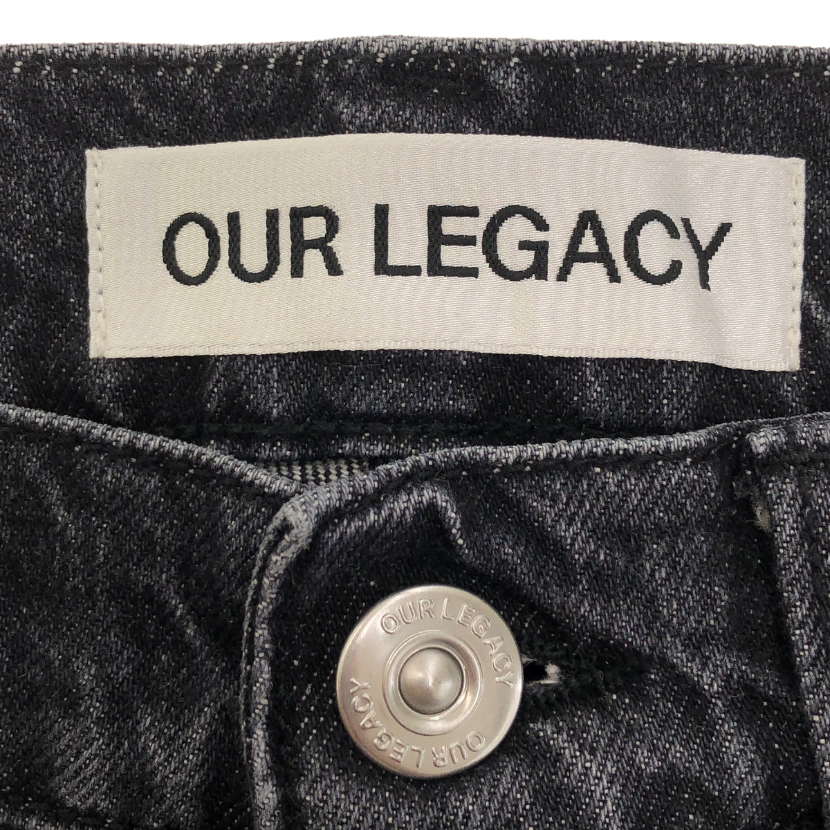 OUR LEGACY / アワーレガシー | THIRD CUT SUPER WASH DENIM PANTS / ブラック デニムパンツ | 28 | メンズ