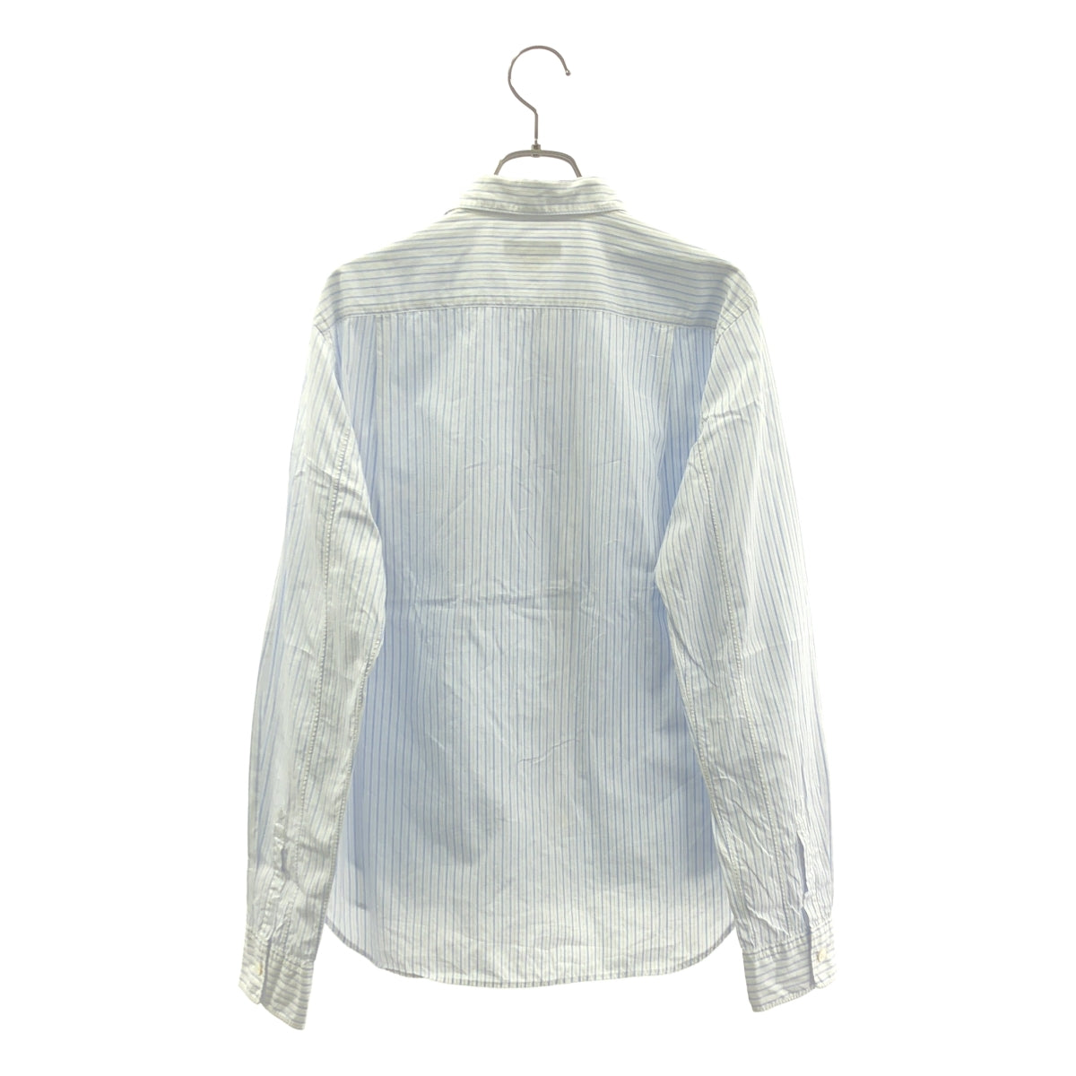 COMME des GARCONS HOMME PLUS / コムデギャルソンオムプリュス | 2014SS | コットン ストライプ切替 シャツ | S | ホワイト/ブルー | メンズ