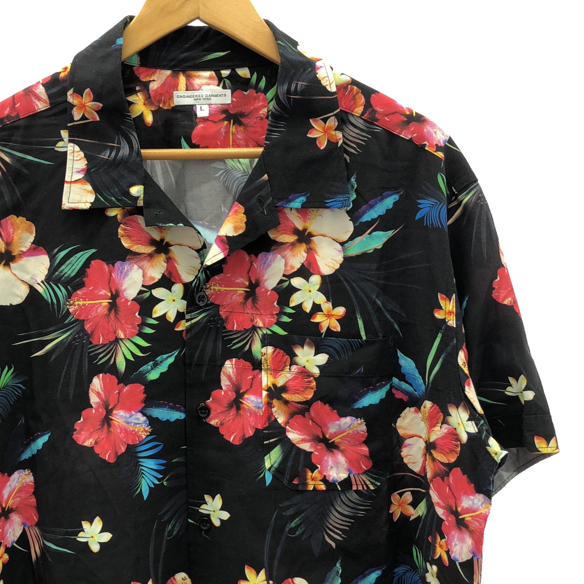 Engineered Garments / エンジニアドガーメンツ | 2021SS | Camp Shirt Big Tropical Floral Print フラワー柄 プリント アロハ キャンプシャツ | L | メンズ