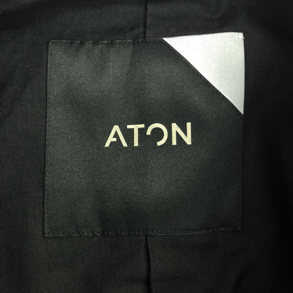 ATON | Cotton Belted Single Breasted Jacket | 01 | Men's