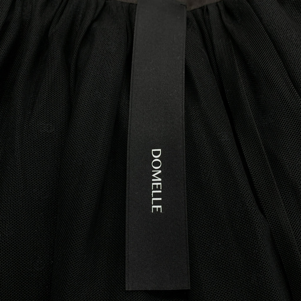 DOMELLE / ドメル | チュール 総柄 ロング フレアスカート | 1 | レディース