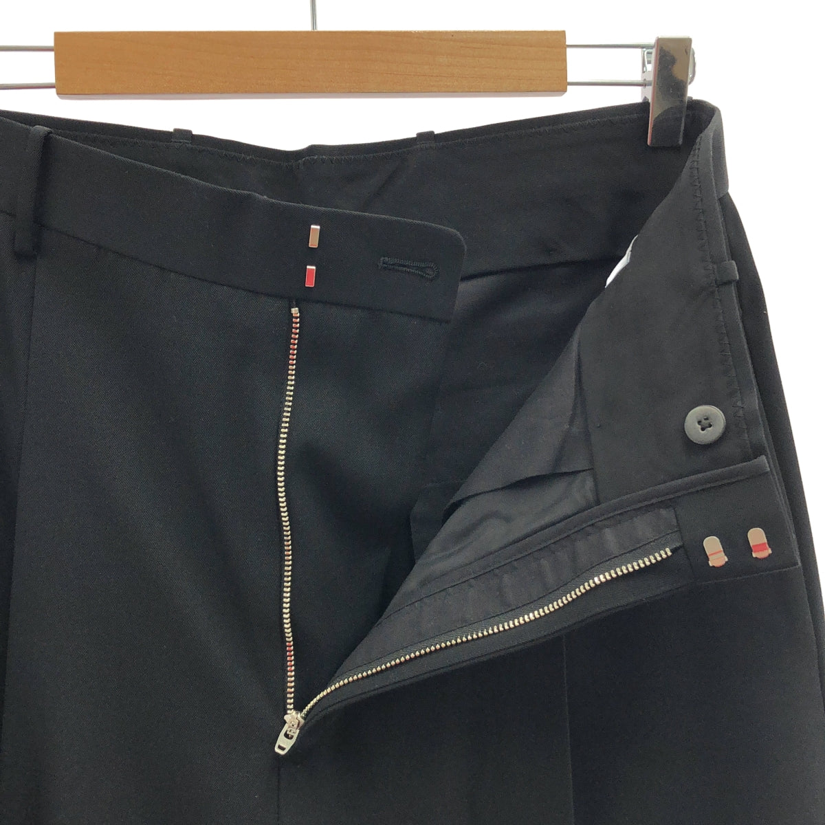 H BEAUTY&YOUTH / エイチビューティアンドユース | 2025SS | ライトギャバ 1 プリーツ ワイドパンツ | M | ブラック | メンズ