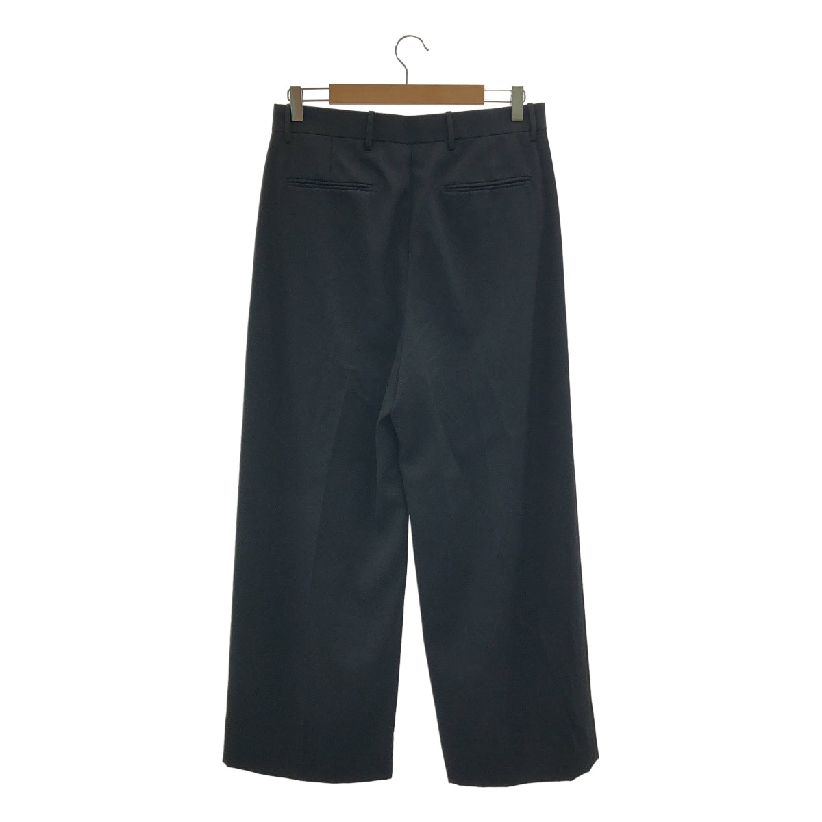 H BEAUTY&YOUTH / エイチビューティアンドユース | 2025SS | ライトギャバ 1 プリーツ ワイドパンツ | M | ブラック | メンズ