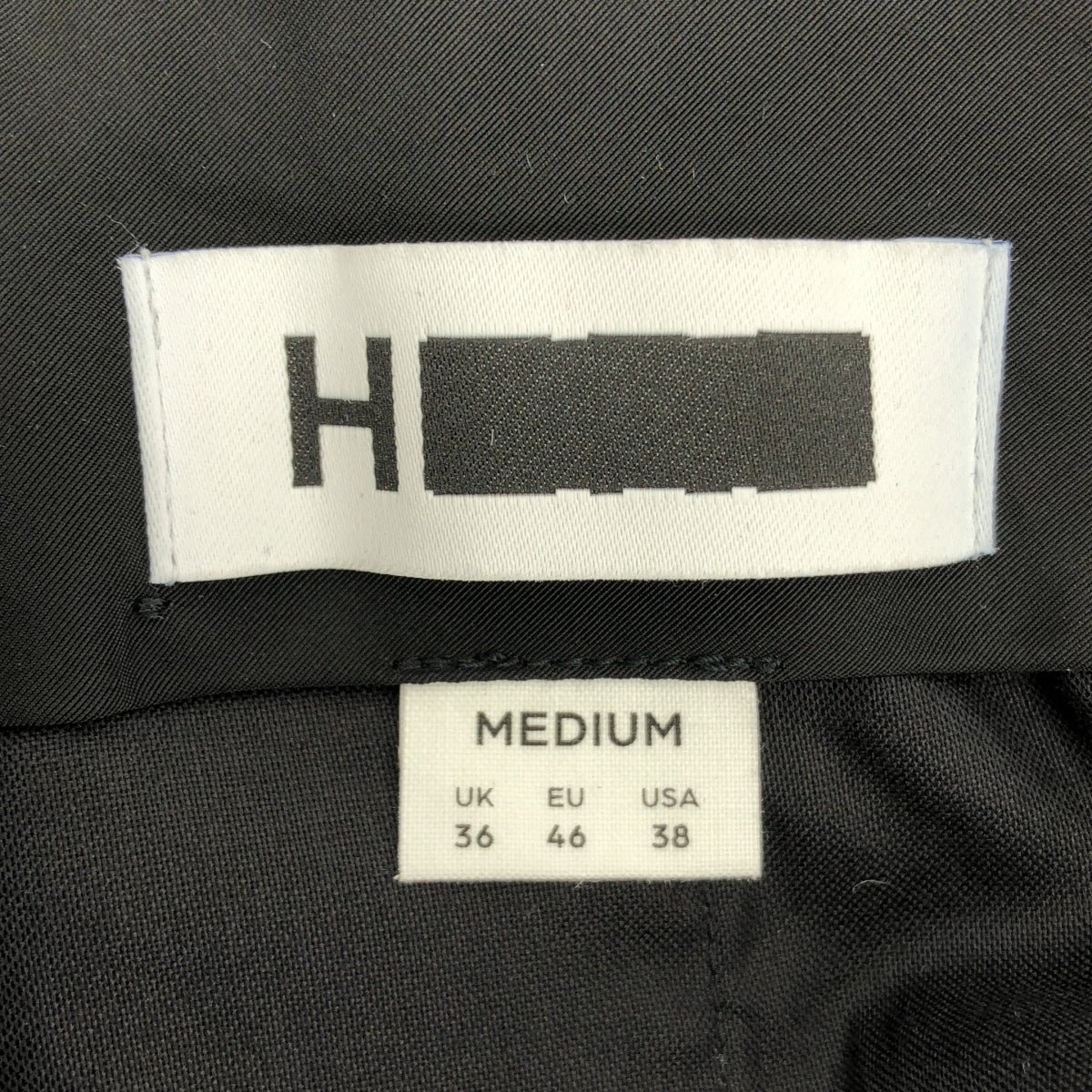 H BEAUTY&YOUTH / エイチビューティアンドユース | 2025SS | ライトギャバ 1 プリーツ ワイドパンツ | M | ブラック | メンズ