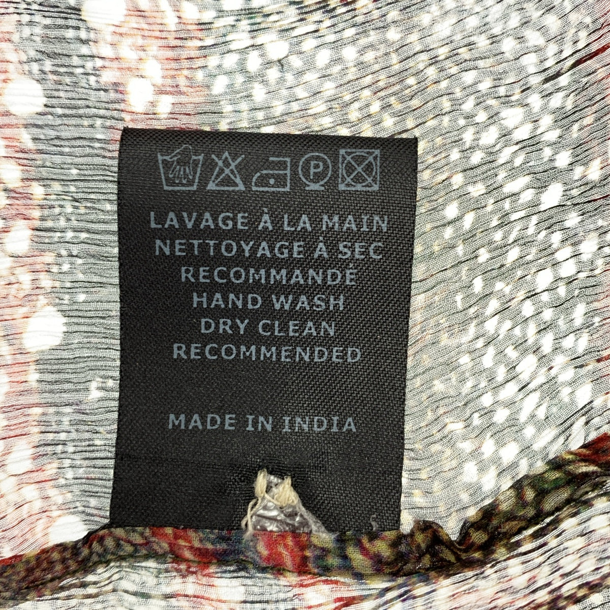 ISABEL MARANT ETOILE / 이자벨 마랑 에투아르 | 실크 총 무늬 헨리 넥 풀오버 블라우스 | 38 | 멀티 컬러 | 여성