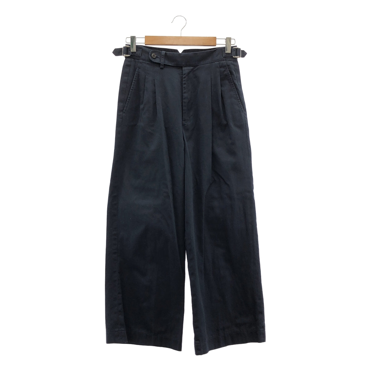 foufou / フーフー | ダブルアジャスター センタープレス スラックス パンツ | 1 |