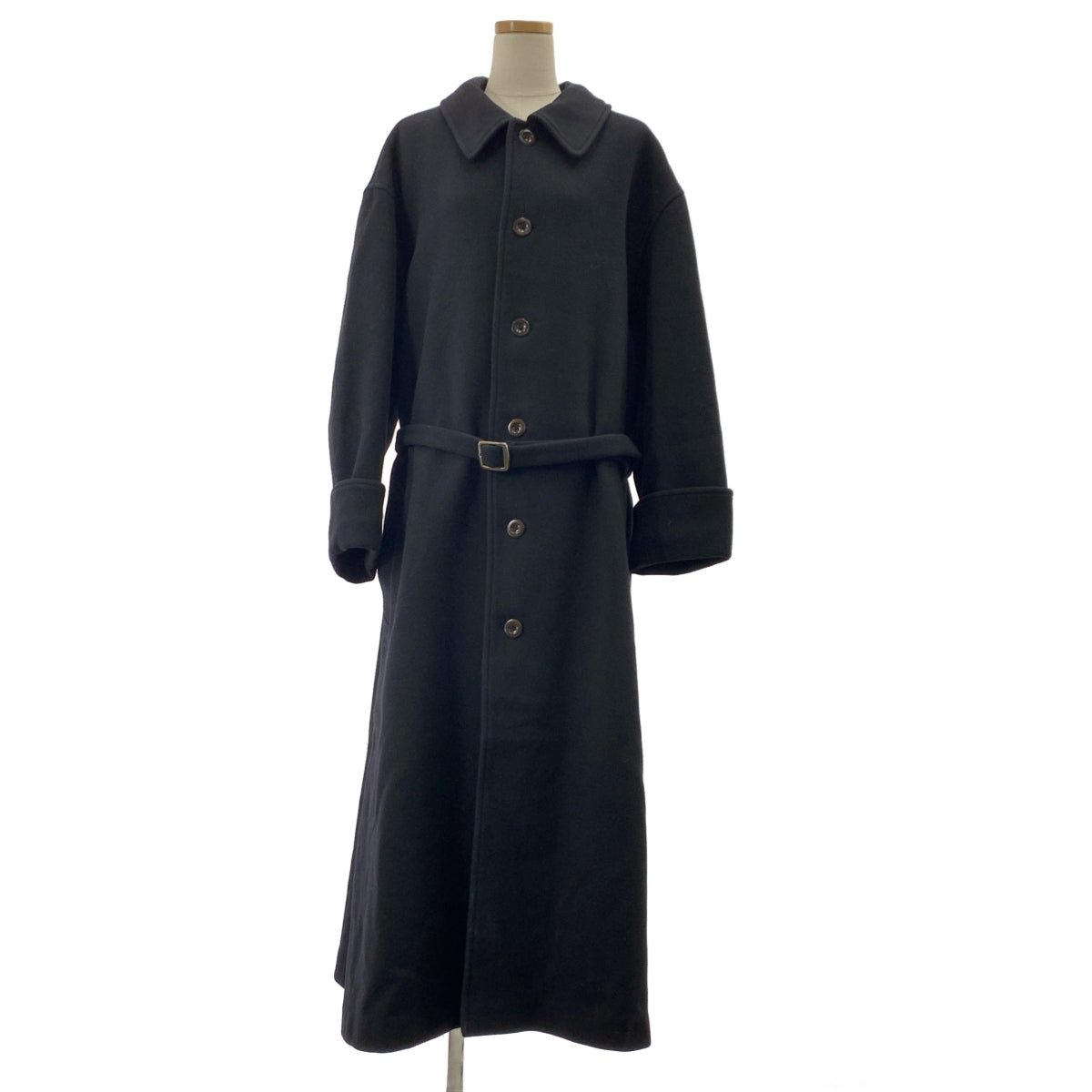 YOHJI YAMAMOTO POUR HOMME / 요우지야마 모토 풀 옴므 | 1998AW | 울 나일론 벨트 테드 코트 | M | 남성