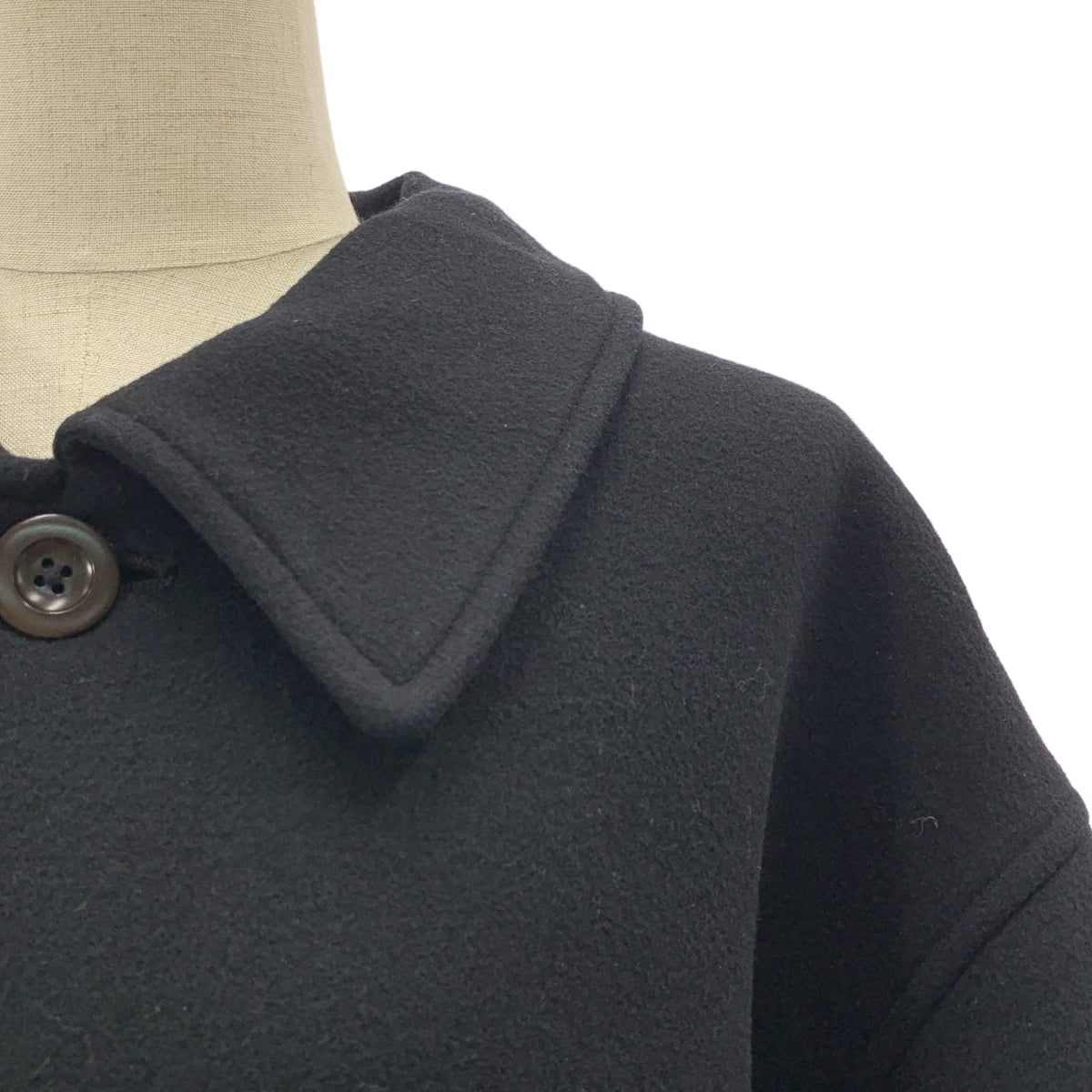 YOHJI YAMAMOTO POUR HOMME / 요우지야마 모토 풀 옴므 | 1998AW | 울 나일론 벨트 테드 코트 | M | 블랙 | 남성