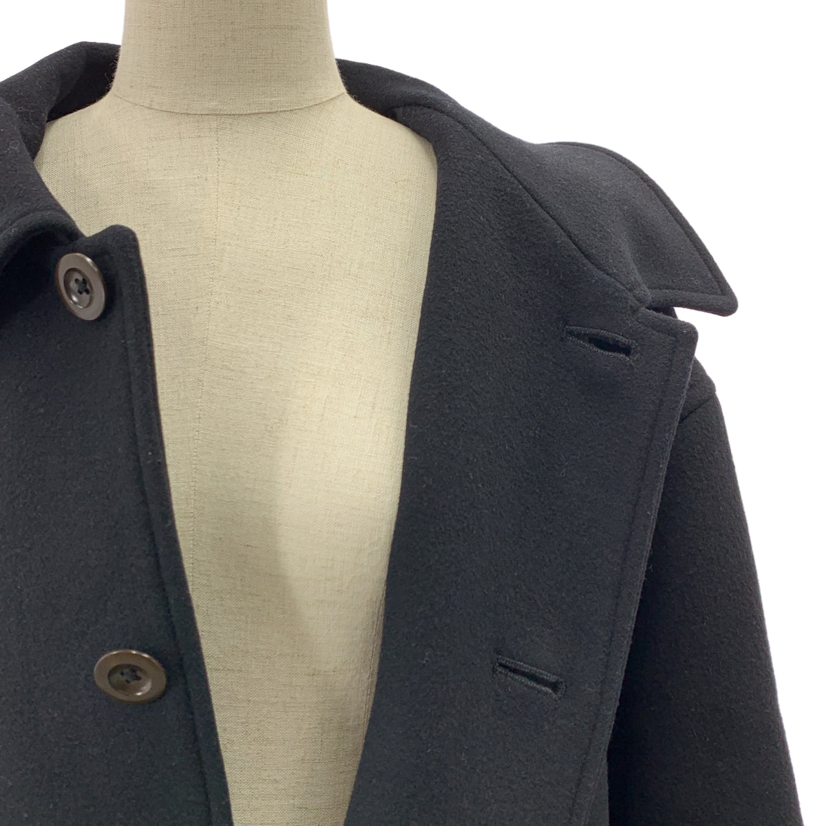 YOHJI YAMAMOTO POUR HOMME / 요우지야마 모토 풀 옴므 | 1998AW | 울 나일론 벨트 테드 코트 | M | 블랙 | 남성