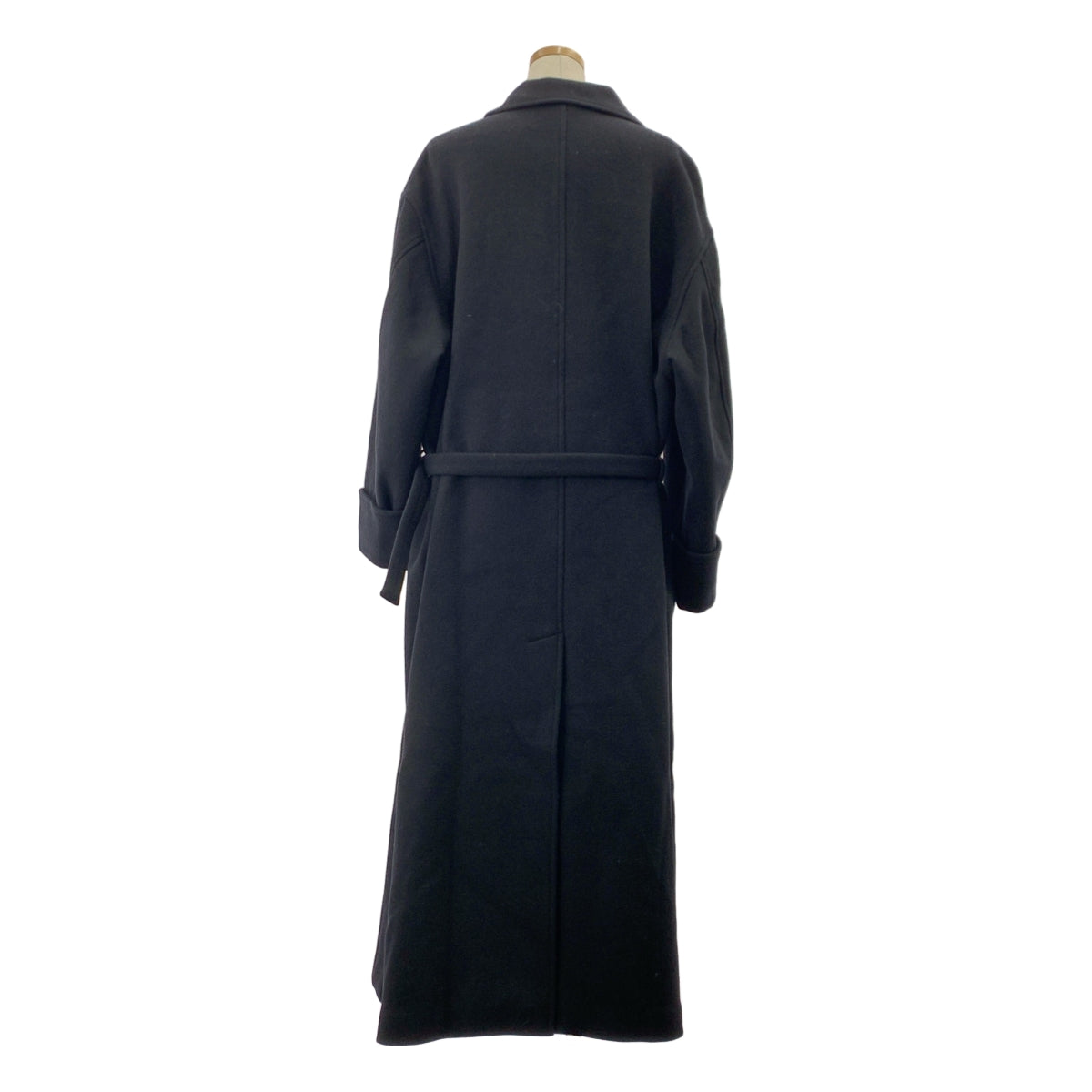 YOHJI YAMAMOTO POUR HOMME / 요우지야마 모토 풀 옴므 | 1998AW | 울 나일론 벨트 테드 코트 | M | 블랙 | 남성