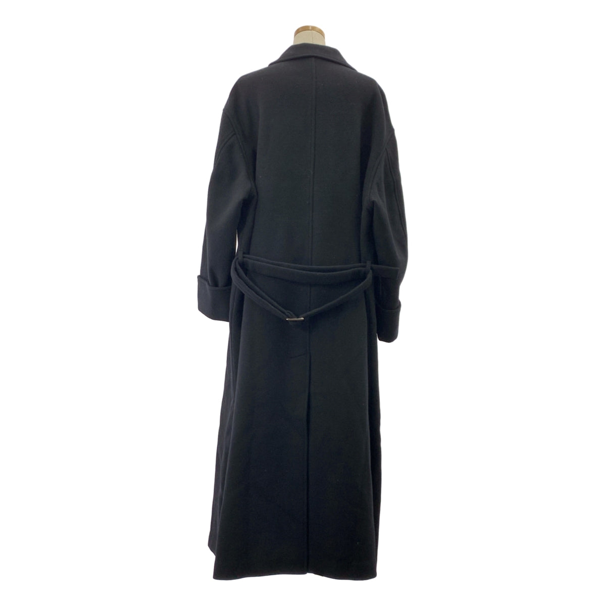 YOHJI YAMAMOTO POUR HOMME / 요우지야마 모토 풀 옴므 | 1998AW | 울 나일론 벨트 테드 코트 | M | 블랙 | 남성