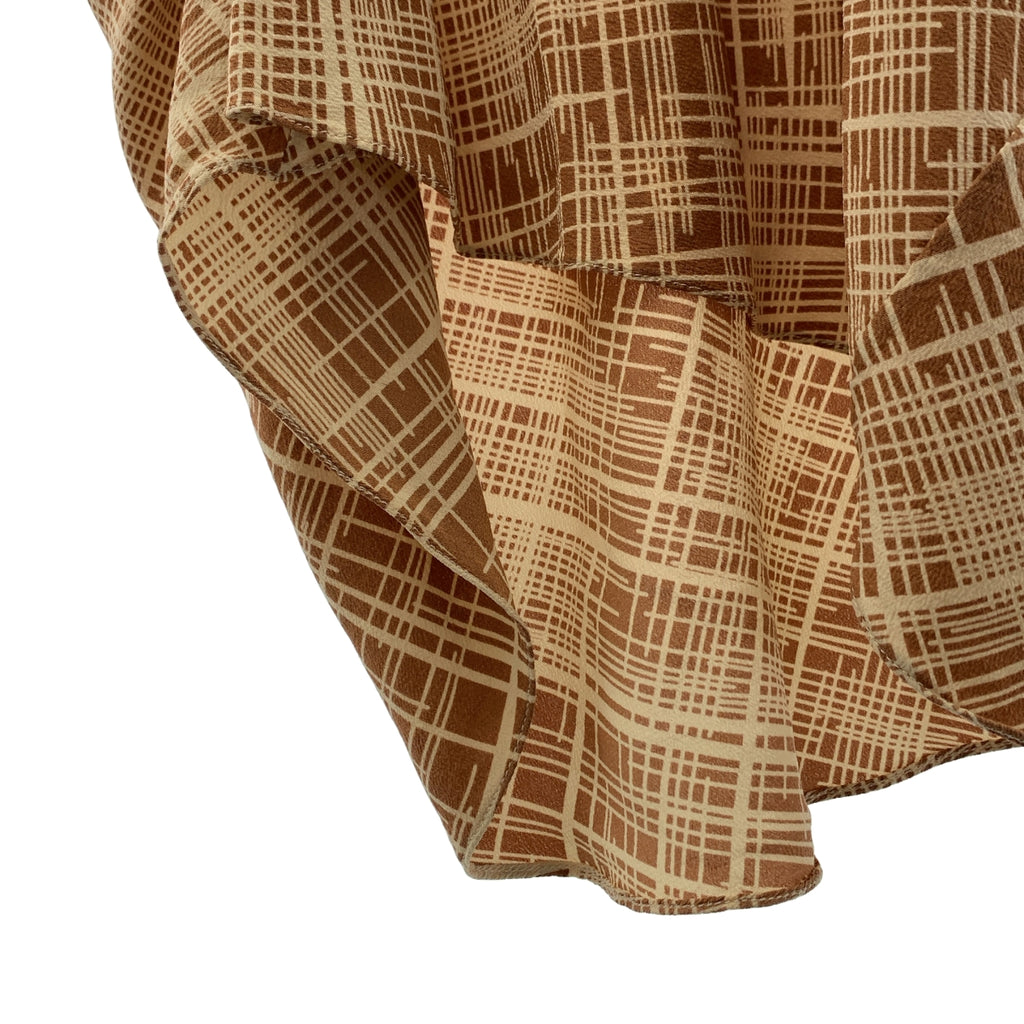 MARNI / 마르니 | 실크 체크 변형 풀오버 탑스 | L | 여성