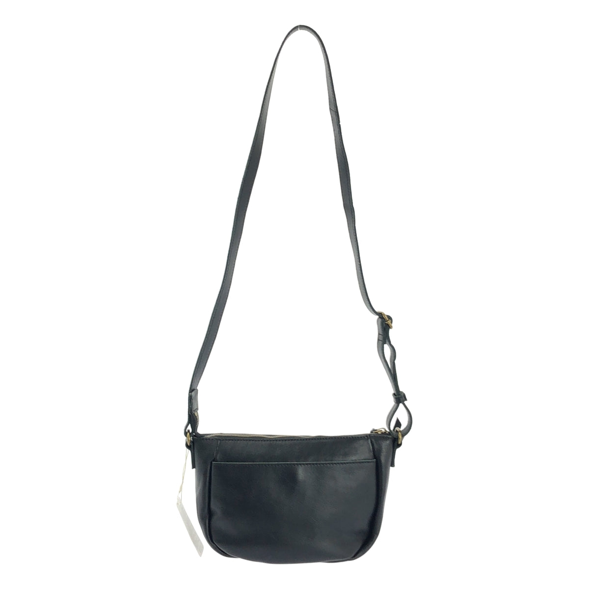 [全新] ONEPAIRED | SV 方形皮革肩背包 | 黑色 | 女款