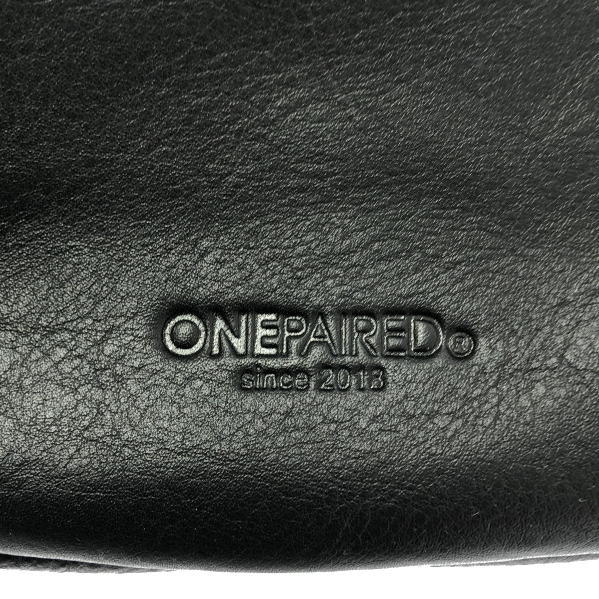 【新品】  ONEPAIRED / ワンペアード | SVスクエア レザー ショルダーバッグ | ブラック | レディース