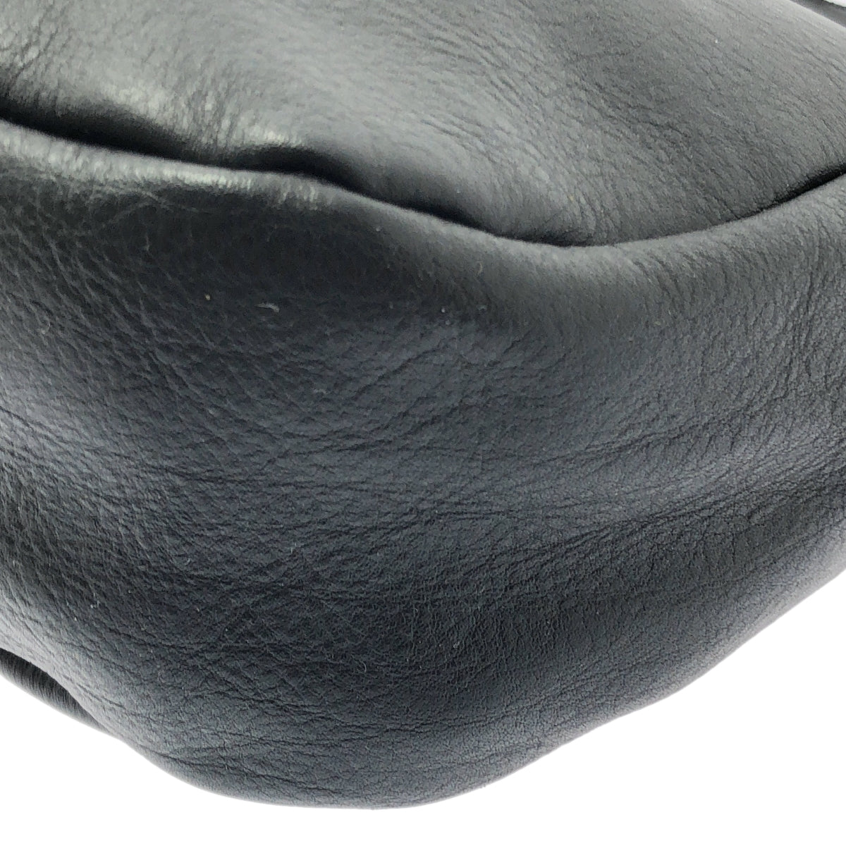 [全新] ONEPAIRED | SV 方形皮革肩背包 | 黑色 | 女款