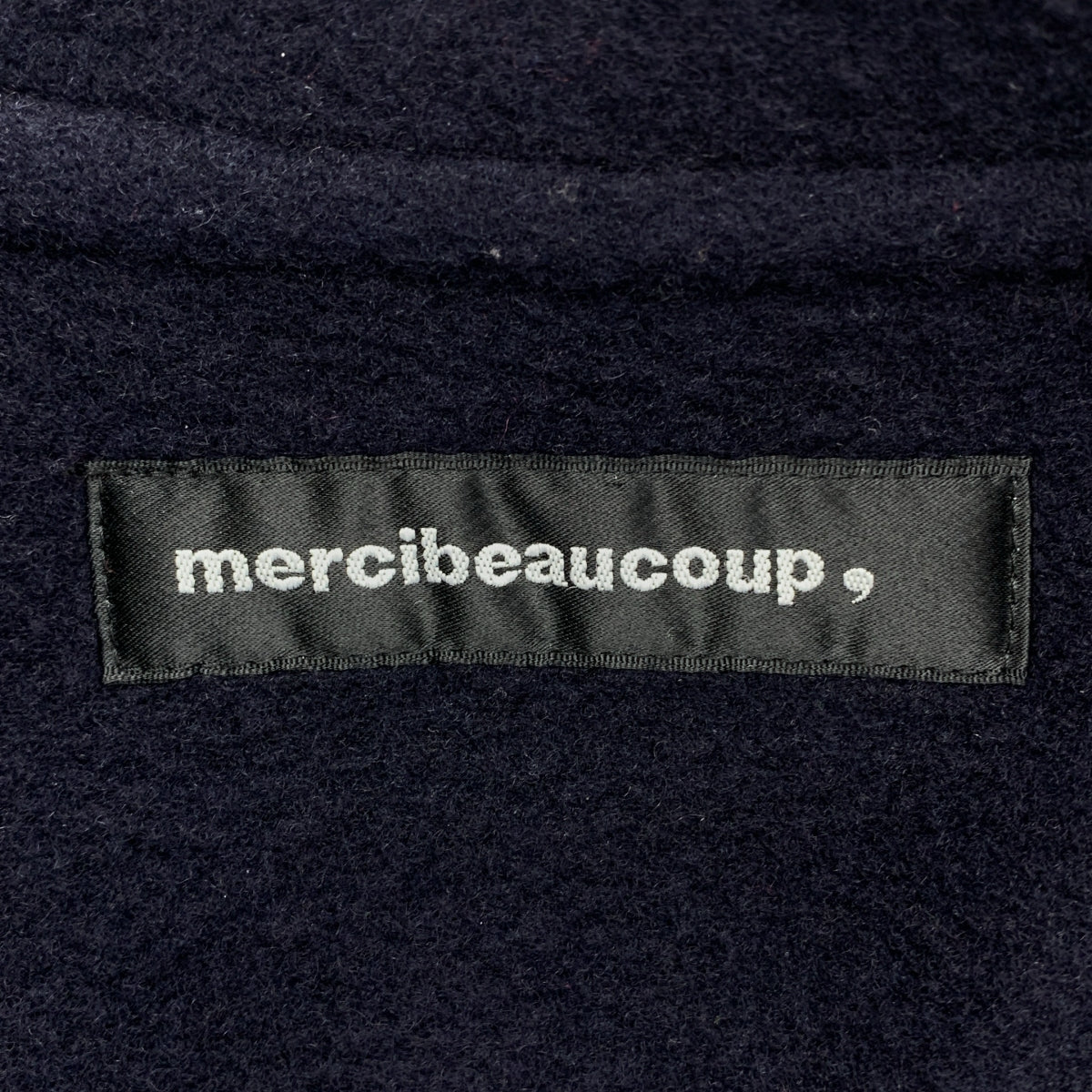 mercibeaucoup / メルシーボークー | ウール ビッグボタン オーバーサイズ マルコート | 1 | レディース