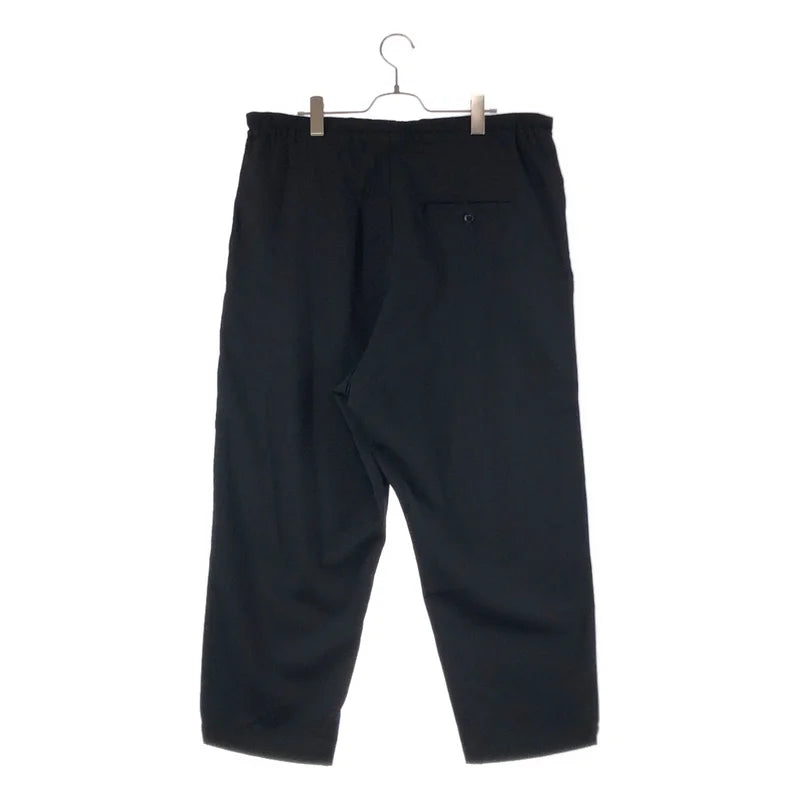 Y's / ワイズヨウジヤマモト | ウールギャバジン ドローストリング ワイドイージーパンツ | 2 | レディース