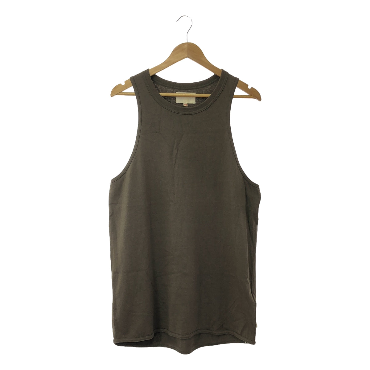 【美品】  YOKO SAKAMOTO / ヨーコサカモト | TANK TOP (YURAGI exclusive) / タンクトップ カットソー | F | olive | メンズ