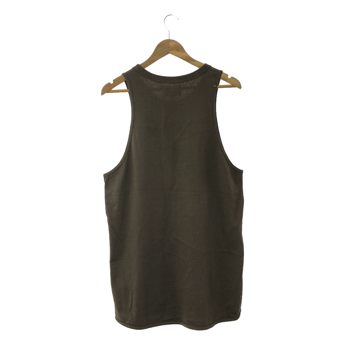 【美品】  YOKO SAKAMOTO / ヨーコサカモト | TANK TOP (YURAGI exclusive) / タンクトップ カットソー | F | olive | メンズ