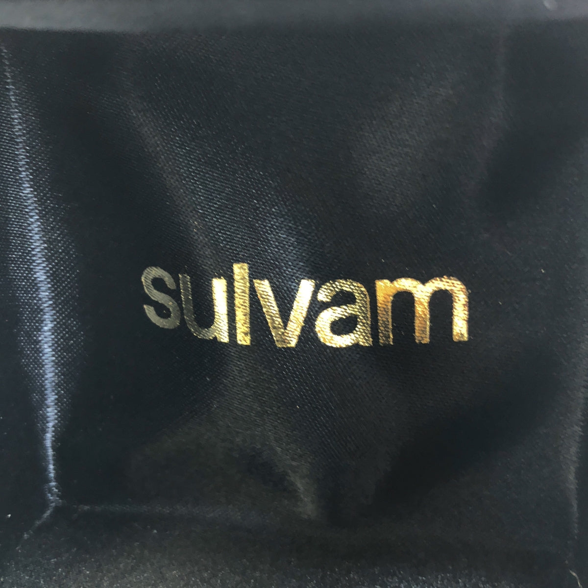【美品】  sulvam / サルバム | SILVER STONE RING シルバー ストーン リング | ゴールド / ブラウン | レディース