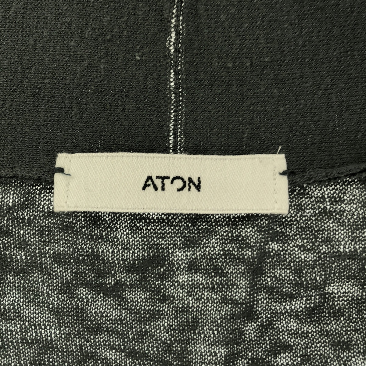 ATON | RECYCLED FRESCA COTTON V-neck cardigan | 2 | Smoke green | Women's