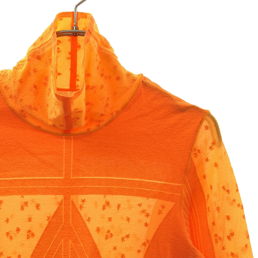 Mame Kurogouchi / マメクロゴウチ | Osmanthus Motif Jacquard Sheer Knitted Top ジャガード シアー トップス | 1 | レディース