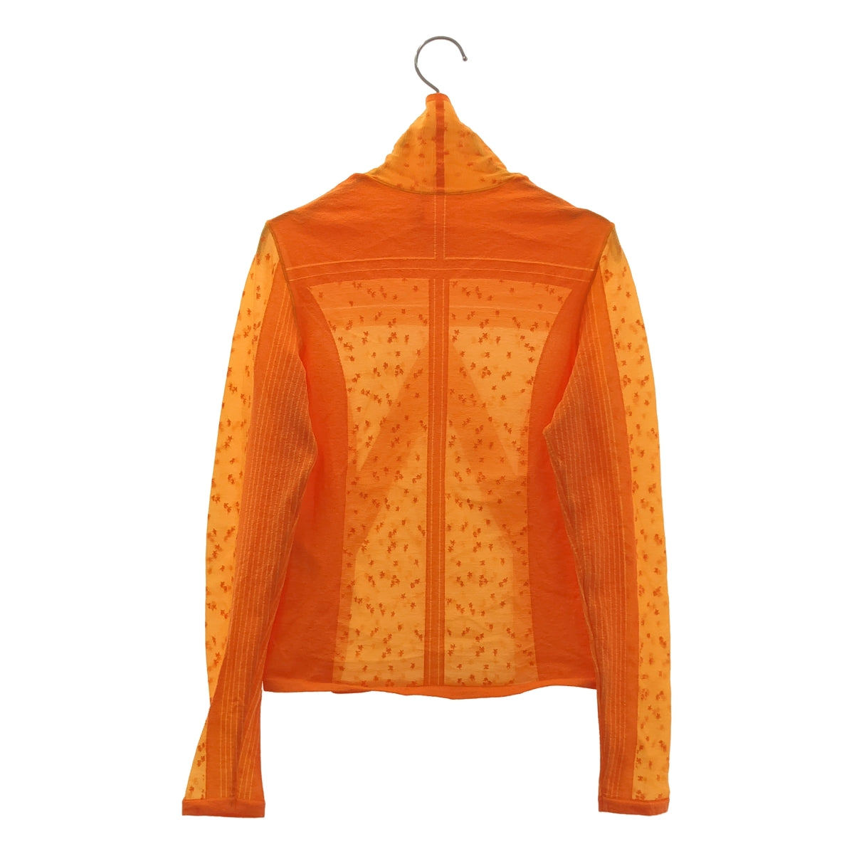 Mame Kurogouchi / マメクロゴウチ | Osmanthus Motif Jacquard Sheer Knitted Top ジャガード シアー トップス | 1 | レディース