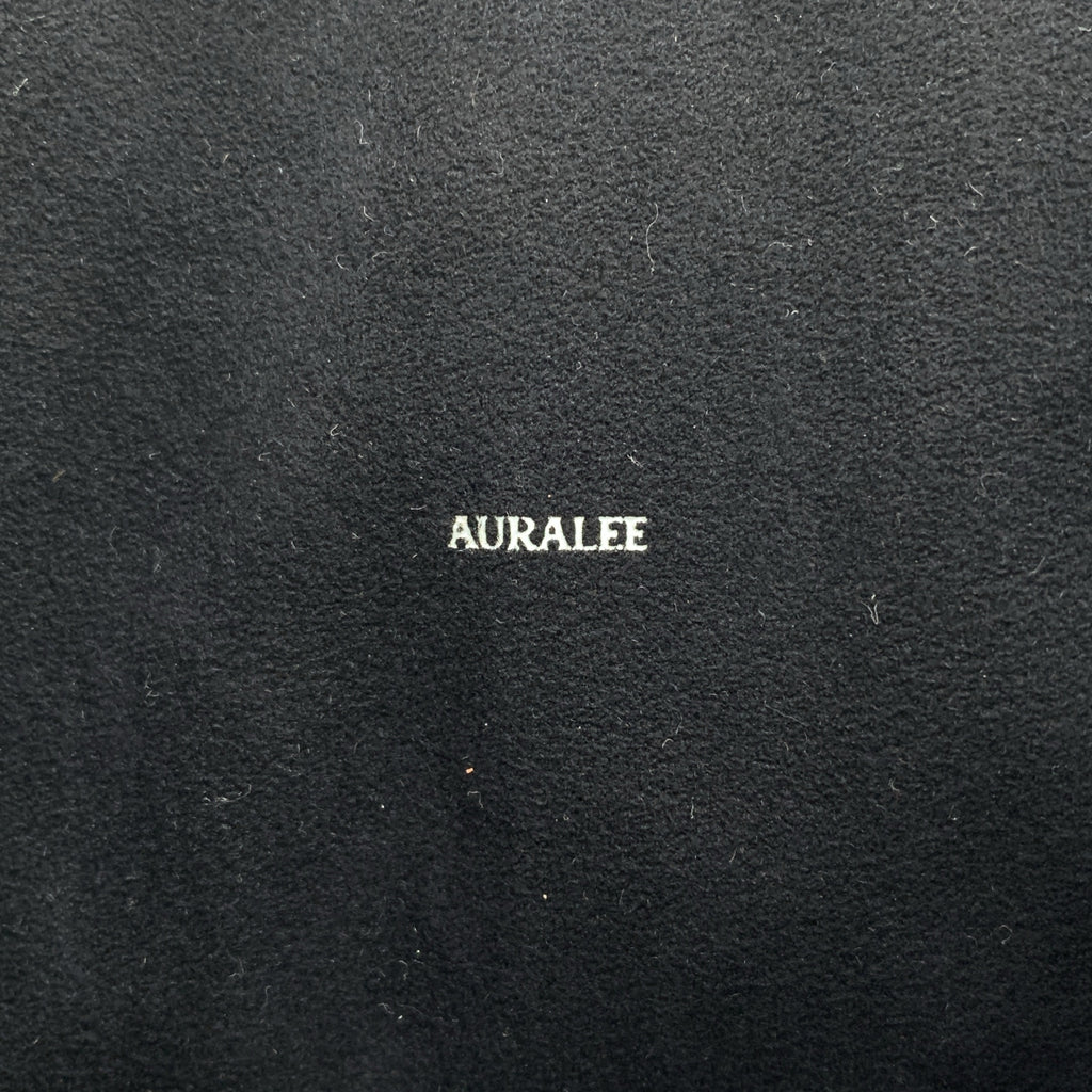 【新品】  AURALEE / オーラリー | 2025SS | × AETA / アエタ コラボ LEATHER BIG SHOULDER BAG レザー ビッグ ショルダーバッグ ユニセックス | ブラック | メンズ