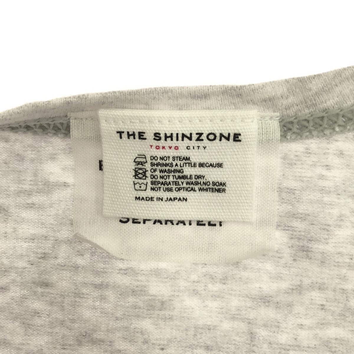 Shinzone / 신존 | COLOR LONG TEE 컬러 롱 티셔츠 | F | 회색 | 여성