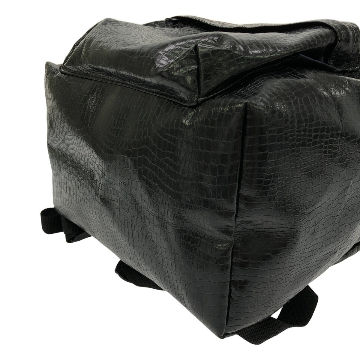 COMME des GARCONS | Horse leather embossed backpack |